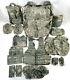 Us Army Molle Ii Acu Large Rucksack+frame+rifleman(vest+pouch Lot+hydration)