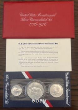 U. S. Mint Silver Coin Collection 13-Piece Lot with COAs, Proofs, Ikes