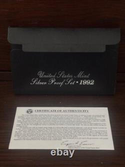 U. S. Mint Silver Coin Collection 13-Piece Lot with COAs, Proofs, Ikes