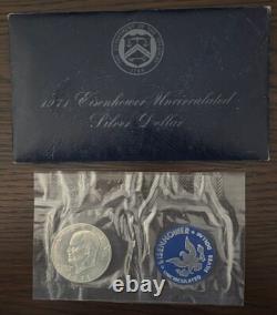 U. S. Mint Silver Coin Collection 13-Piece Lot with COAs, Proofs, Ikes