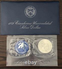 U. S. Mint Silver Coin Collection 13-Piece Lot with COAs, Proofs, Ikes