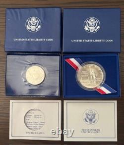 U. S. Mint Silver Coin Collection 13-Piece Lot with COAs, Proofs, Ikes
