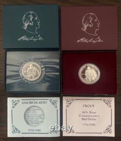 U. S. Mint Silver Coin Collection 13-Piece Lot with COAs, Proofs, Ikes