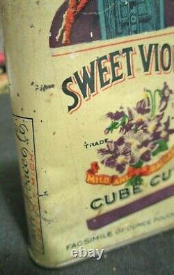 Ultra Rare Sweet Violet Pocket Tobacco Tin, Be Hard Pressed To Find A Nicer One