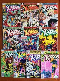Uncanny X-Men 129 138 Dark Phoenix Saga, Bronze Age Straight Run 10 Issue Lot