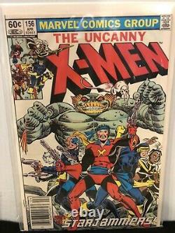 Uncanny X-Men #154-165 Lot of 10 Bronze Age Comics Keys Included 9.4, 9.2, 9.0