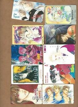 Used Japan Anime phonecards -120 cards as pictured Lot B (Wholesale)