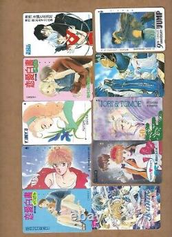 Used Japan Anime phonecards -120 cards as pictured Lot B (Wholesale)