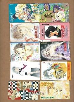 Used Japan Anime phonecards -120 cards as pictured Lot B (Wholesale)