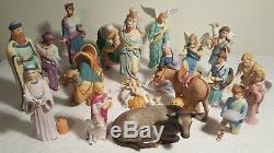 VINTAGE 1991 LENOX RENAISSANCE NATIVITY SET 22 pcs /Seven (7) Boxes & COA