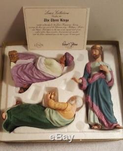 VINTAGE 1991 LENOX RENAISSANCE NATIVITY SET 22 pcs /Seven (7) Boxes & COA