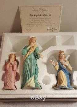 VINTAGE 1991 LENOX RENAISSANCE NATIVITY SET 22 pcs /Seven (7) Boxes & COA