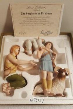 VINTAGE 1991 LENOX RENAISSANCE NATIVITY SET 22 pcs /Seven (7) Boxes & COA