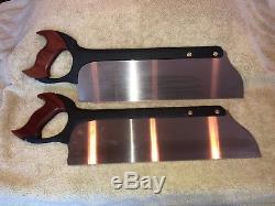 Veritas pair of tenon saws