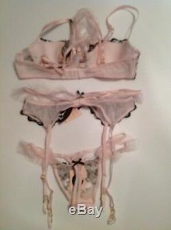Victoria's Secret Designer Collection Balconet Bra Panty Set NWT 36B, M, M/L 4pcs