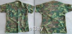 Vietnam US Army ERDL, tiger stripe, combat uniform pants shirt set lot trousers