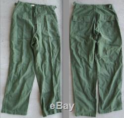Vietnam US Army ERDL, tiger stripe, combat uniform pants shirt set lot trousers