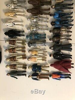 Vintage 1977-1984 Star Wars Figure Lot Of 46 Figures & Some Weapons Bulk Price