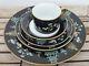 Vintage 1978 Fitz And Floyd 20 Piece Dinnerware Set Chinoiserie Black Gold