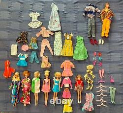 Vintage 60s/70s Barbie-Stacey-Francie-Sunset Malibu PJ-Skooter-Ken collection