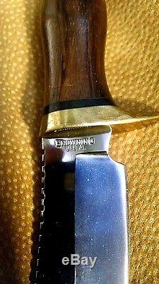 Vintage Browning Sportsman 5518 & 4518 Skinner USA Hunting Knife