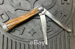 Vintage CASE XX 5254 Stag Trapper and Keen Kutter 784 Stockman Folding Knives