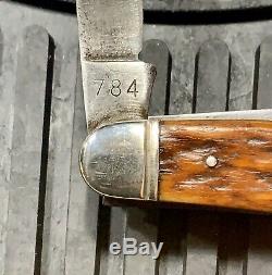 Vintage CASE XX 5254 Stag Trapper and Keen Kutter 784 Stockman Folding Knives