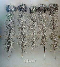 Vintage Curly Pom Pom Aluminum Christmas Tree Branches
