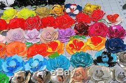 Vintage Enamel Flower Rose Brooch Pin Collection Wholesale Resale Bridal Bouquet