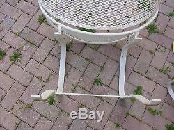 Vintage MID Century Salterini Tempestini Radar Bouncer Chairs (2) Wrought Iron