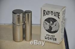Vintage Ray-O-Lite Pocket Lighter Advertisement-Collectible-Windproof