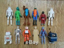 Vintage Star Wars Kenner Lot Complete Set First 21 Figures 1977-1979 + Case