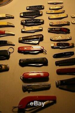 Vintage collection of pocket/pen knives, Sabre, Ruko, Kent, Gerber, EKA, Colonial