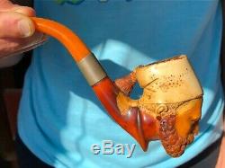 Vintage rare Meerschaum pipes