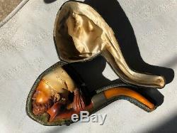 Vintage rare Meerschaum pipes