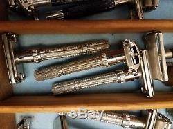 Vintage razors Gillette Schick lot of 19