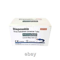 Viral Transport tube (VTM) 3ml, Sterile kit specimen collection swab 500kits/box