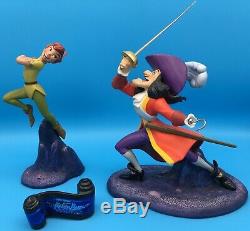 WDCC PETER PAN Lot CAPTAIN HOOK TITLE SCROLL Disney, Original Poses