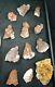 Wholesale 12 Red Calcite Crystal Clusters (hubei, China)