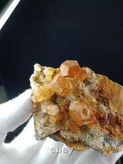 WHOLESALE 12 Red Calcite Crystal Clusters (Hubei, China)