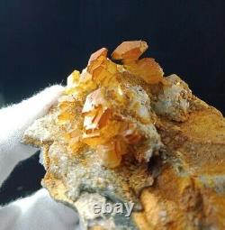 WHOLESALE 12 Red Calcite Crystal Clusters (Hubei, China)