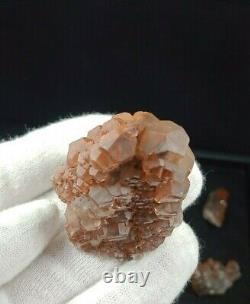 WHOLESALE 12 Red Calcite Crystal Clusters (Hubei, China)