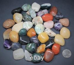 WHOLESALE 20 lb Box Large Assorted Mixed Tumbled Stones, CRAZY CHEAP Crystals