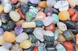 WHOLESALE 20 lb Box Large Assorted Mixed Tumbled Stones, CRAZY CHEAP Crystals