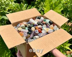WHOLESALE 50 lb Lot of Medium Assorted Mixed Tumbled Stones