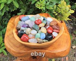 WHOLESALE 50 lb Lot of Medium Assorted Mixed Tumbled Stones
