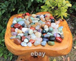 WHOLESALE 50 lb Lot of Medium Assorted Mixed Tumbled Stones