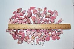 WHOLESALE AA Rhodochrosite Tumbled Polished Stones from Argentina 1 kg # 5369