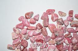 WHOLESALE AA Rhodochrosite Tumbled Polished Stones from Argentina 1 kg # 5369