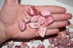 WHOLESALE AA Rhodochrosite Tumbled Polished Stones from Argentina 1 kg # 5369